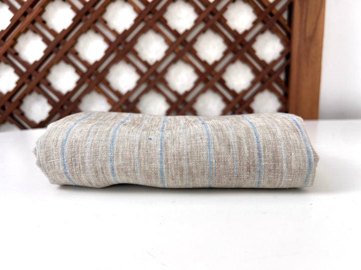 100% Linen Fabric Delave Stripe  Lightweight 7500 7501 7751 7723 7724