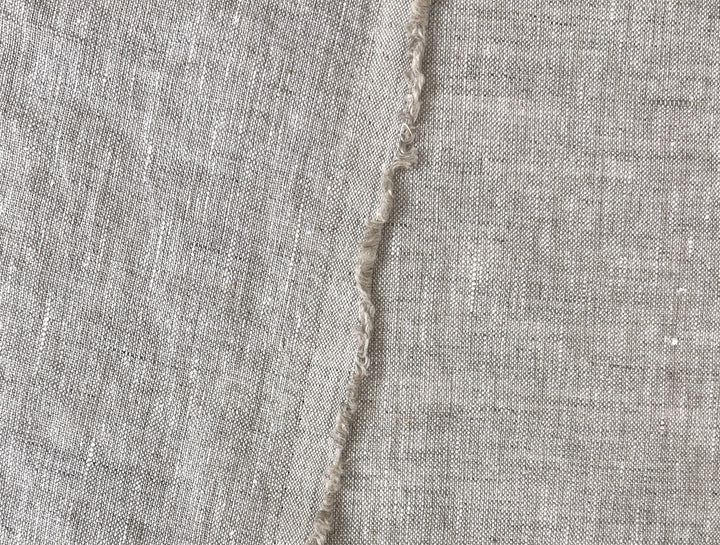 100% Linen Fabric – Medium to Heavyweight, Soft Finish Natural 8183