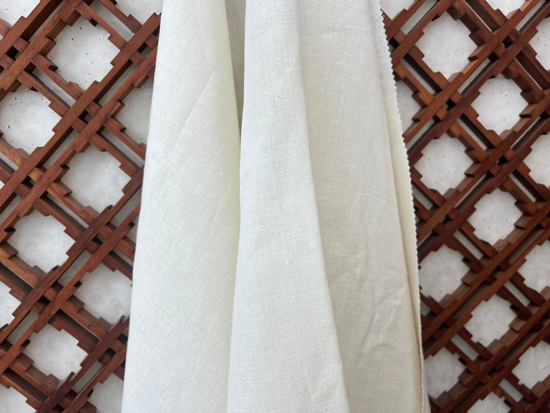 Linen Hemp Blend Fabric | Medium to Heavy Weight | Plain Weave 8367