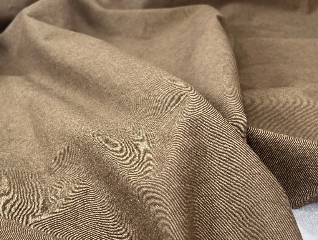 Two-Tone High-Density Twill Fabric | Linen Cotton Blend | Medium-Heavy Weight 8424 8425 8426
