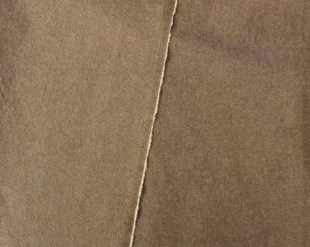 Two-Tone High-Density Twill Fabric | Linen Cotton Blend | Medium-Heavy Weight 8424 8425 8426