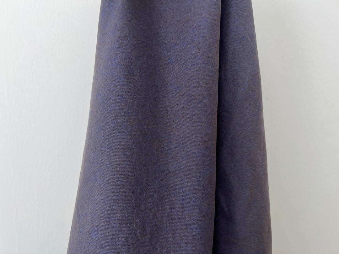 Two-Tone High-Density Twill Fabric | Linen Cotton Blend | Medium-Heavy Weight 8424 8425 8426
