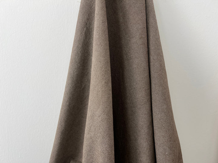 Two-Tone High-Density Twill Fabric | Linen Cotton Blend | Medium-Heavy Weight 8424 8425 8426