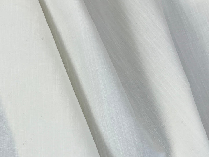 Linen Cotton Cross-Slub Fabric | Medium Weight 4271