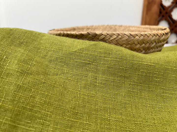 Textured Slub Linen Blend Dobby Fabric | Medium-Heavy Weight | 46"  3243 3336