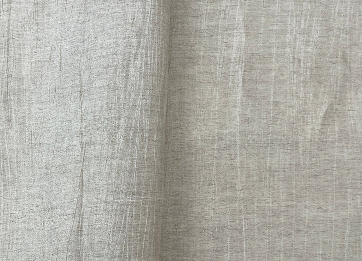 Textured Crushed Linen Blend Fabric | Creased Wrinkle Effect | 54"
