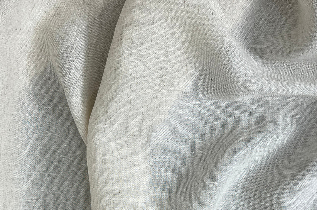 Pre-Washed Linen Rayon Cotton Blend Fabric | Subtle Flax Fleck Dobby | 44''  3059