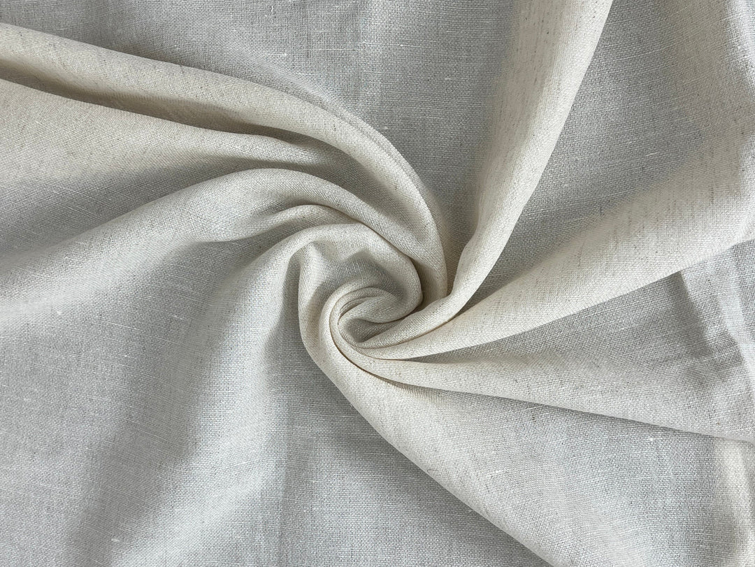 Pre-Washed Linen Rayon Cotton Blend Fabric | Subtle Flax Fleck Dobby | 44''  3059