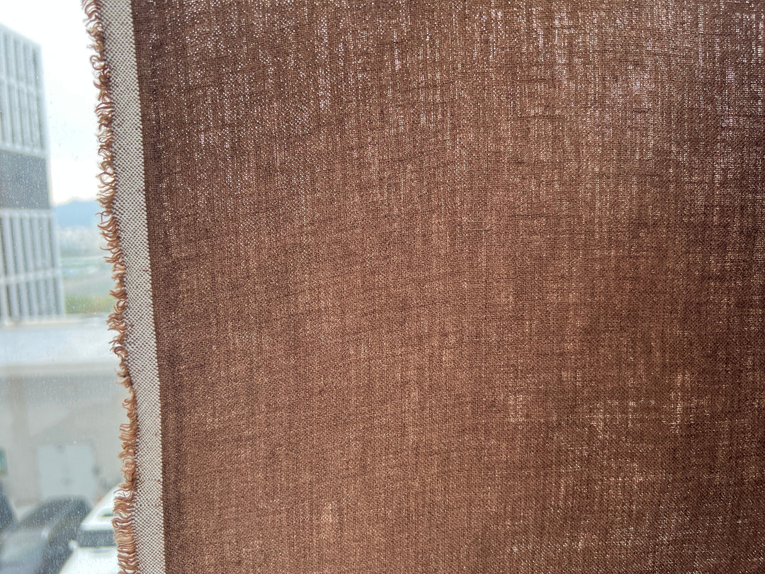 100% Linen Double-Face Fabric | Medium-Heavy Weight | 54"  6717 6718