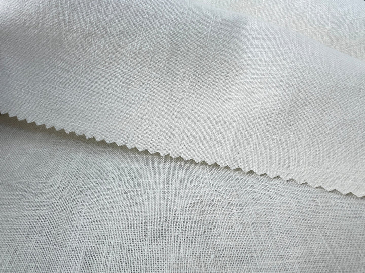 100% Linen Fabric | Ivory Cream | Medium-to-Heavyweight | 48"   7470