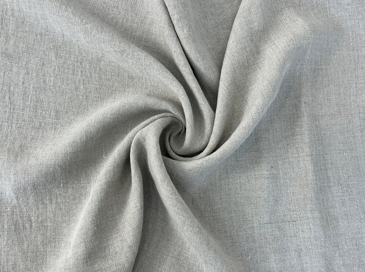 100% Linen Fabric – Medium to Heavyweight, Soft Finish | Flax Natural   7592