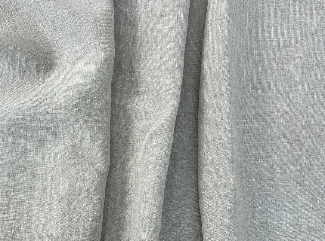 100% Linen Fabric – Medium to Heavyweight, Soft Finish | Flax Natural   7592