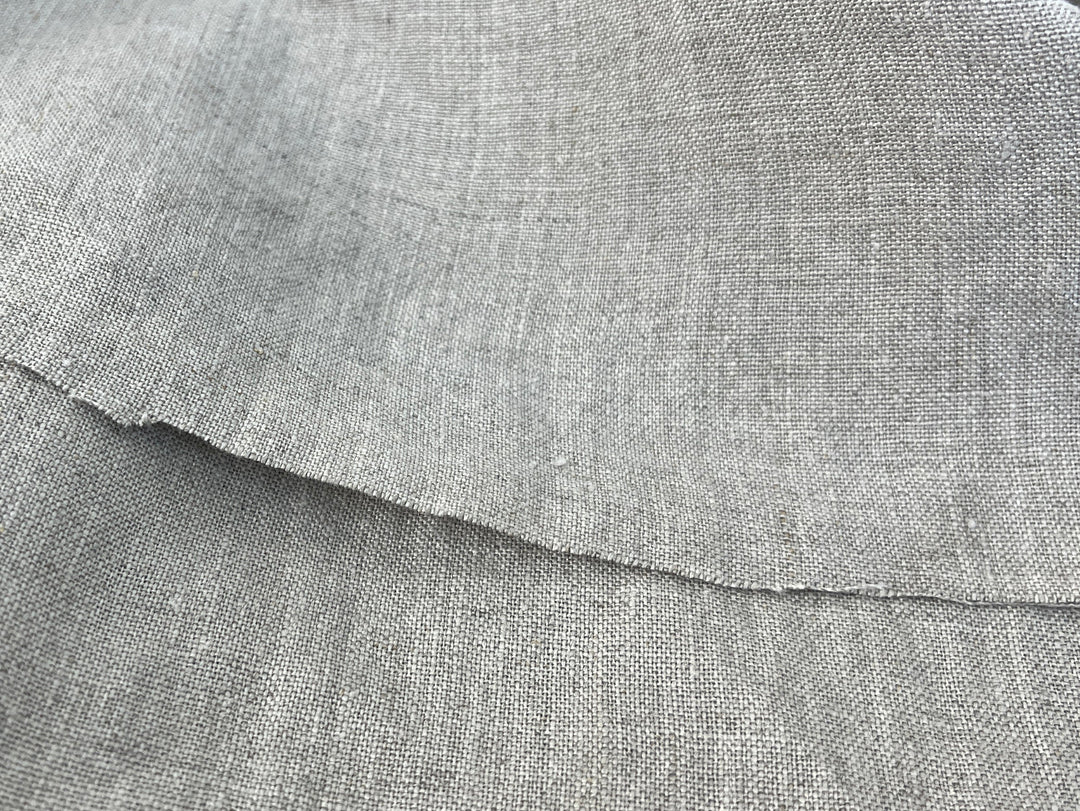 100% Linen Fabric – Medium to Heavyweight, Soft Finish | Flax Natural   7592