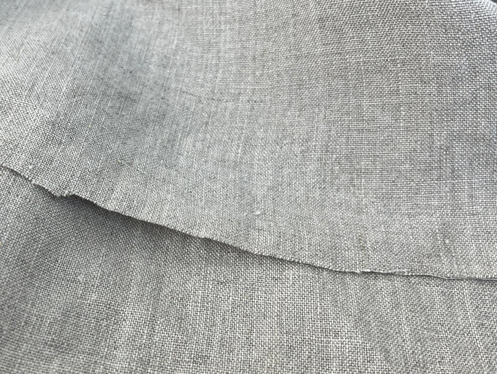 100% Linen Fabric – Medium to Heavyweight, Soft Finish | Flax Natural   7592