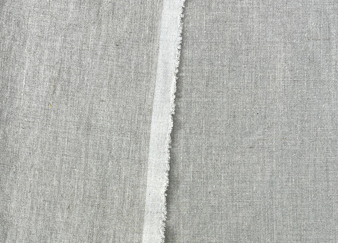 100% Linen Fabric – Medium to Heavyweight, Soft Finish | Flax Natural   7592