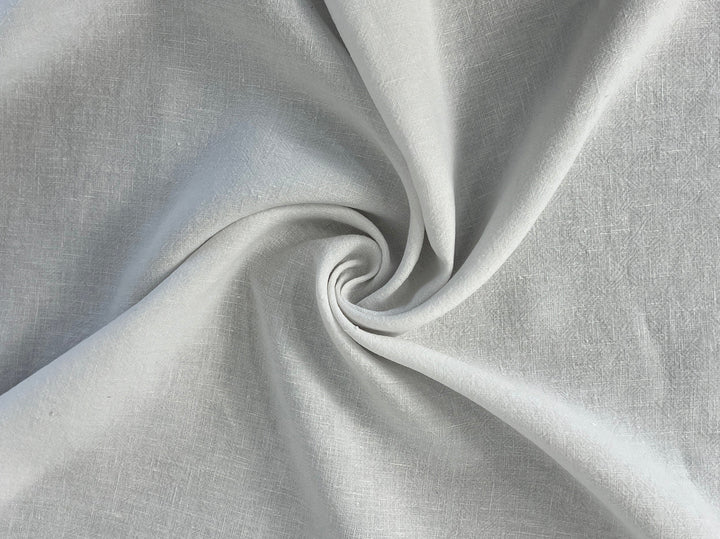 100% Linen Fabric | High-Twist 9s Yarn | Snow White | Medium-Heavy Weight 4942