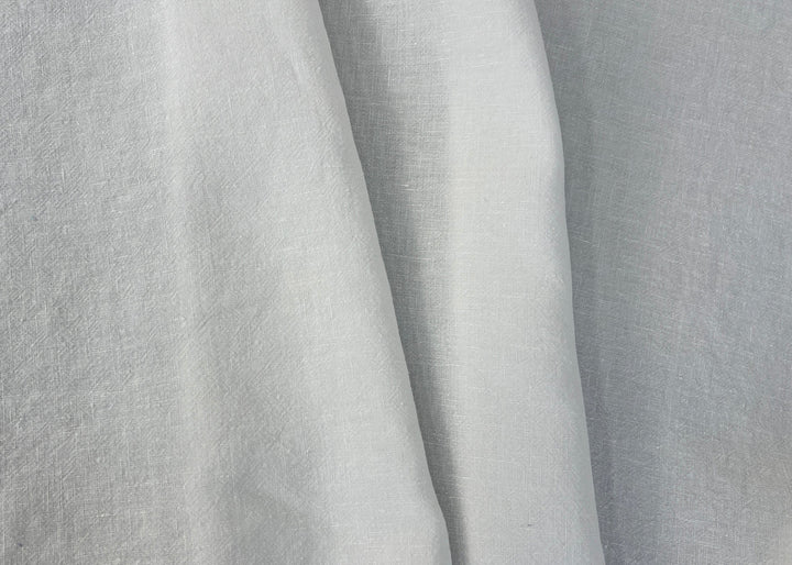 100% Linen Fabric | High-Twist 9s Yarn | Snow White | Medium-Heavy Weight 4942