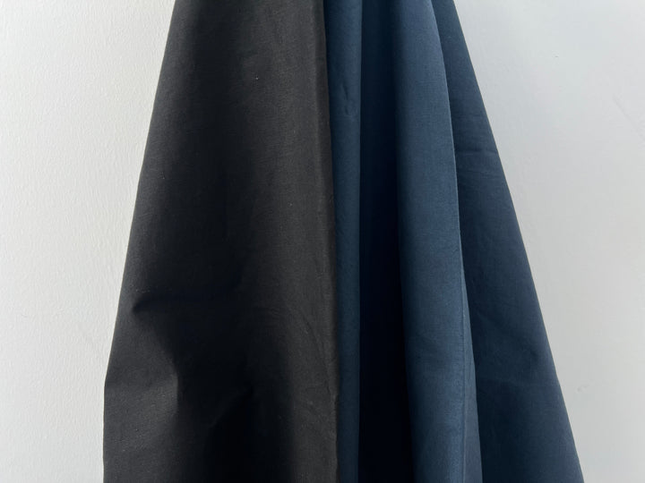 Linen Cotton Blend Fabric | High-Density Twill Weave | Medium Weight | 52"  8283 8285