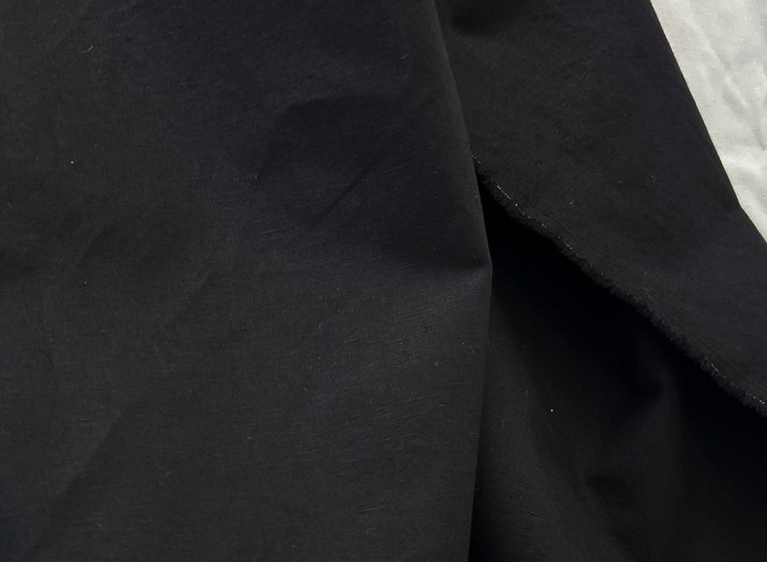Linen Cotton Blend Fabric | High-Density Twill Weave | Medium Weight | 52"  8283 8285