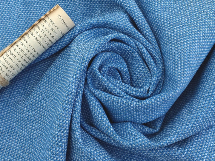 Beyond the Norm: The Bold Textures of Linen Cotton Dobby Chambray 4184 4185 - The Linen Lab - Beige