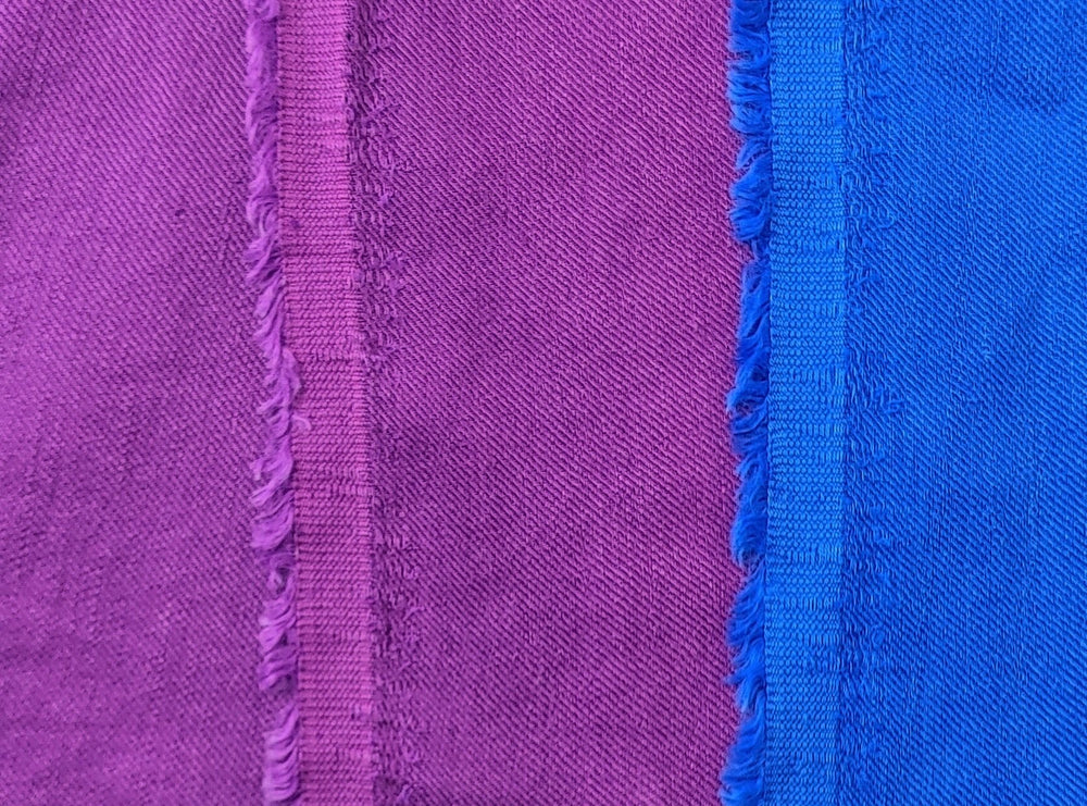 Elegance in Twill: Silky Linen Rayon Fabric with Good Drape 6032 6033 - The Linen Lab - Violet