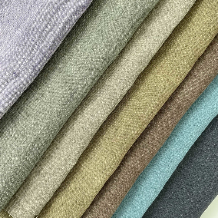 HIGH TWISTED LINEN FABRIC 6373 6374 6562 6311 6769 6863 - The Linen Lab - VIOLET