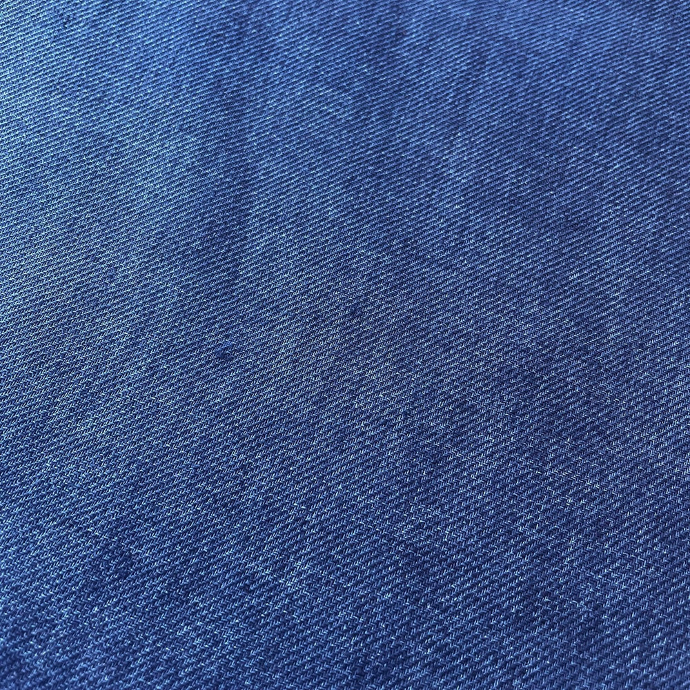 Linen Blue Twill Fabric 3943 - The Linen Lab - Blue