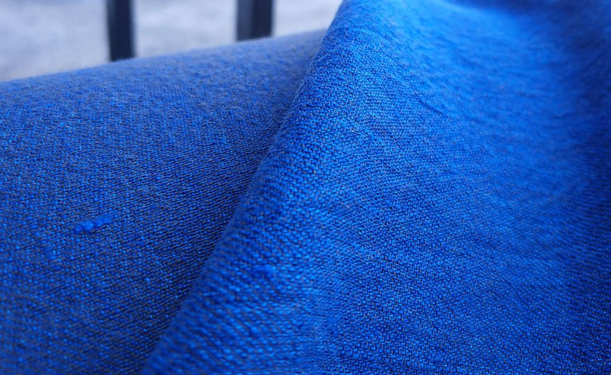 Linen Cotton Denim Twill Fabric (6913 6915 6916 6914) - The Linen Lab - navy