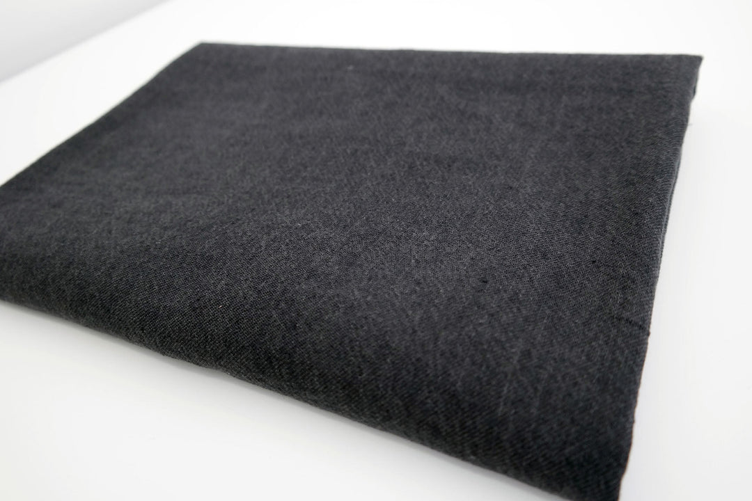 Linen Cotton Denim Twill Fabric (6913 6915 6916 6914) - The Linen Lab - navy