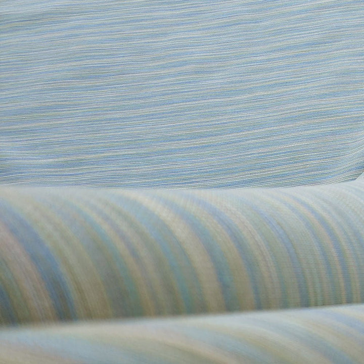 Linen Cotton Rainbow Tweed Fabric (1657) - The Linen Lab - green