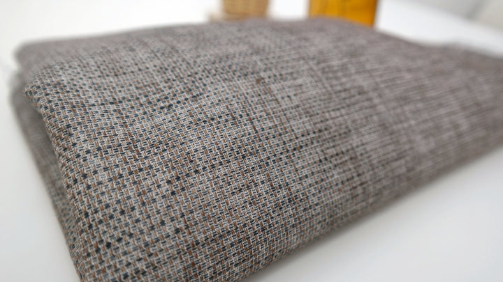 Linen Cotton Tweed Fabric (6203) - The Linen Lab -