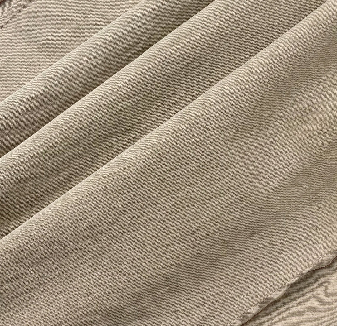 Linen Cotton Twill Fabric 7157 6943 - The Linen Lab - 7157 BEIGE