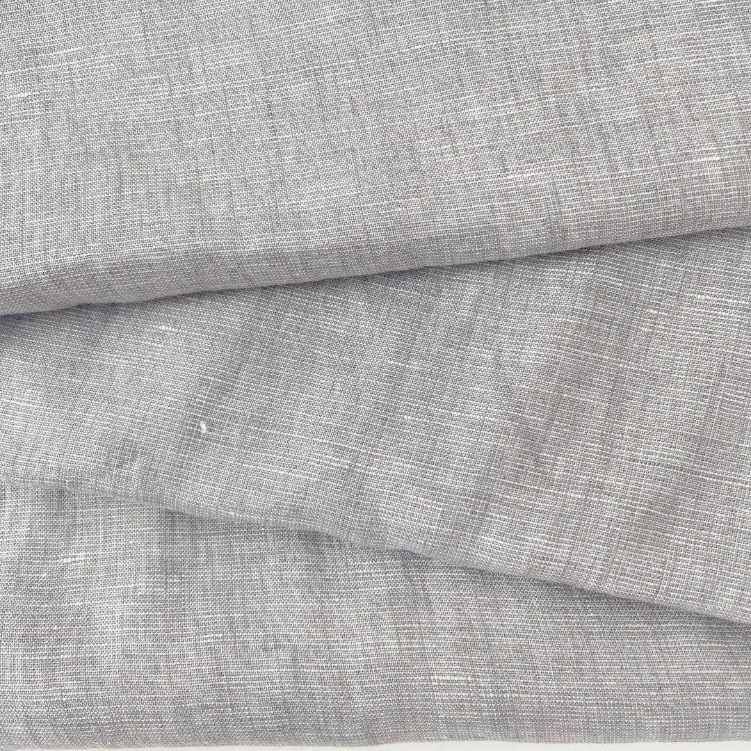 Linen Dot Shape Fabric 4613 6608 - The Linen Lab - Brown