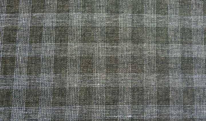 Linen Double Face Tweed Plaid Fabric (6004 6409 6410) - The Linen Lab - Yellow