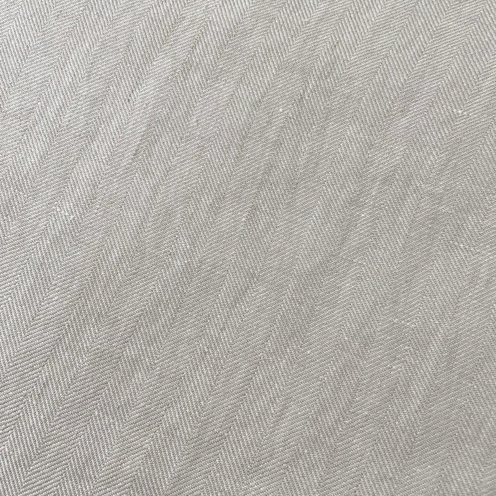 Linen Fabric HBT Herringbone Twill 6862 - The Linen Lab - Beige