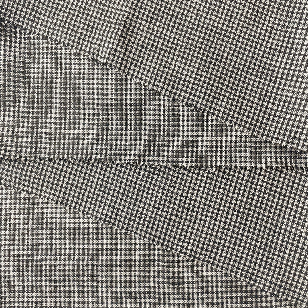Linen Mini Gingham Check 6793 6794 - The Linen Lab - 6793 BLACK