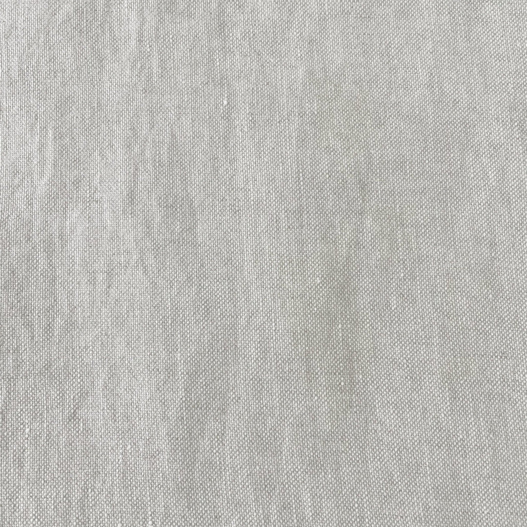 Linen Natural Grey Dot Fabric 7288 7438 - The Linen Lab - Natural