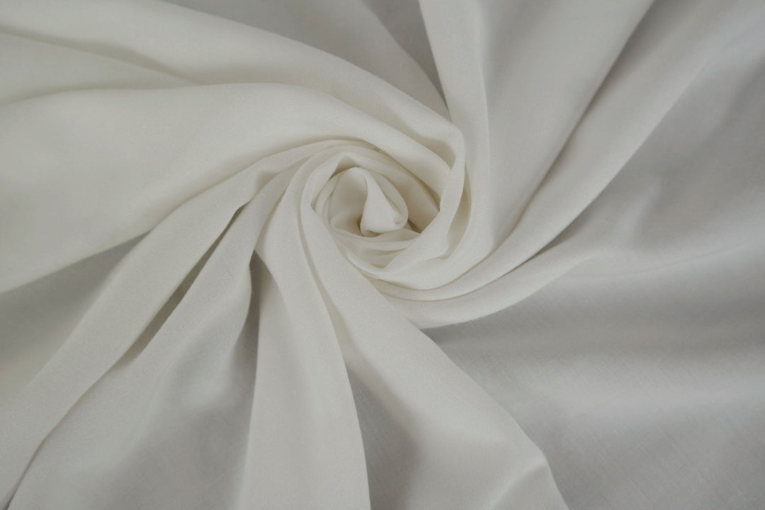 Linen Rayon 40s Thin Fabric 915 967 - The Linen Lab - white