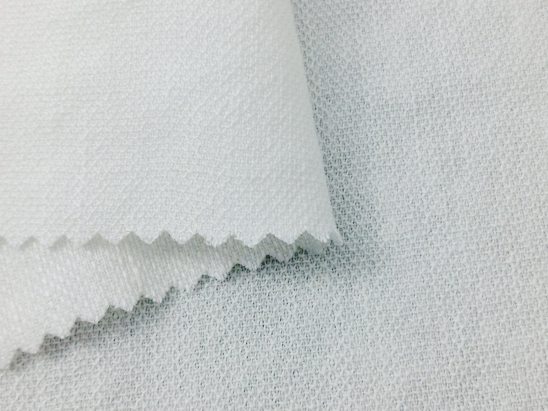 Linen Rayon PU Stretch Dobby Weave Fabric 6643 6644 - The Linen Lab - Natural