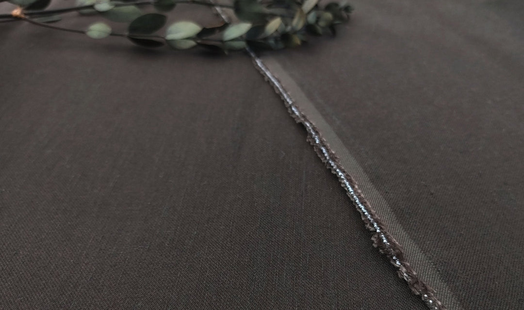 Linen Tencel Twill Fabric for Versatile and Elegant Creations 3217 6895 3530 - The Linen Lab - Brown