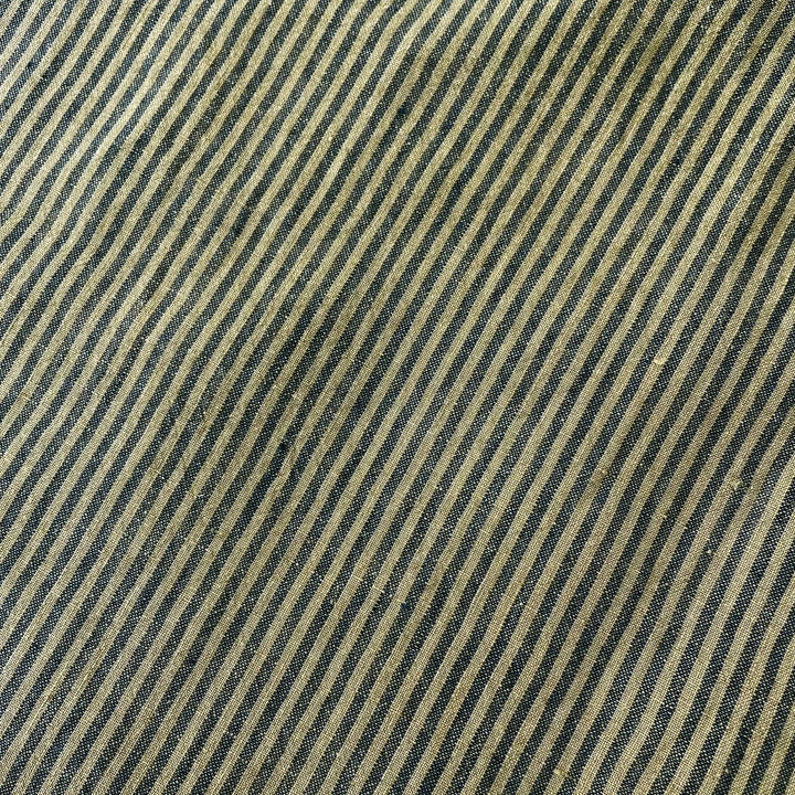 Linen Thin Stripe Fabric 6267 6495 6496 - The Linen Lab - Yellow