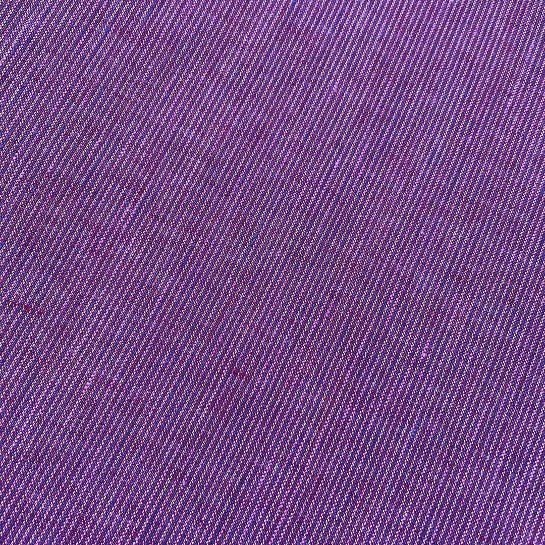Linen Violet Stripe Fabric 6755 - The Linen Lab - Violet