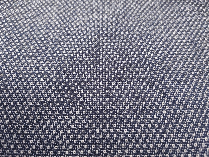 Medium Weight Linen Cotton Polyester Dobby Fabric 4636 - The Linen Lab - Navy(Dark)