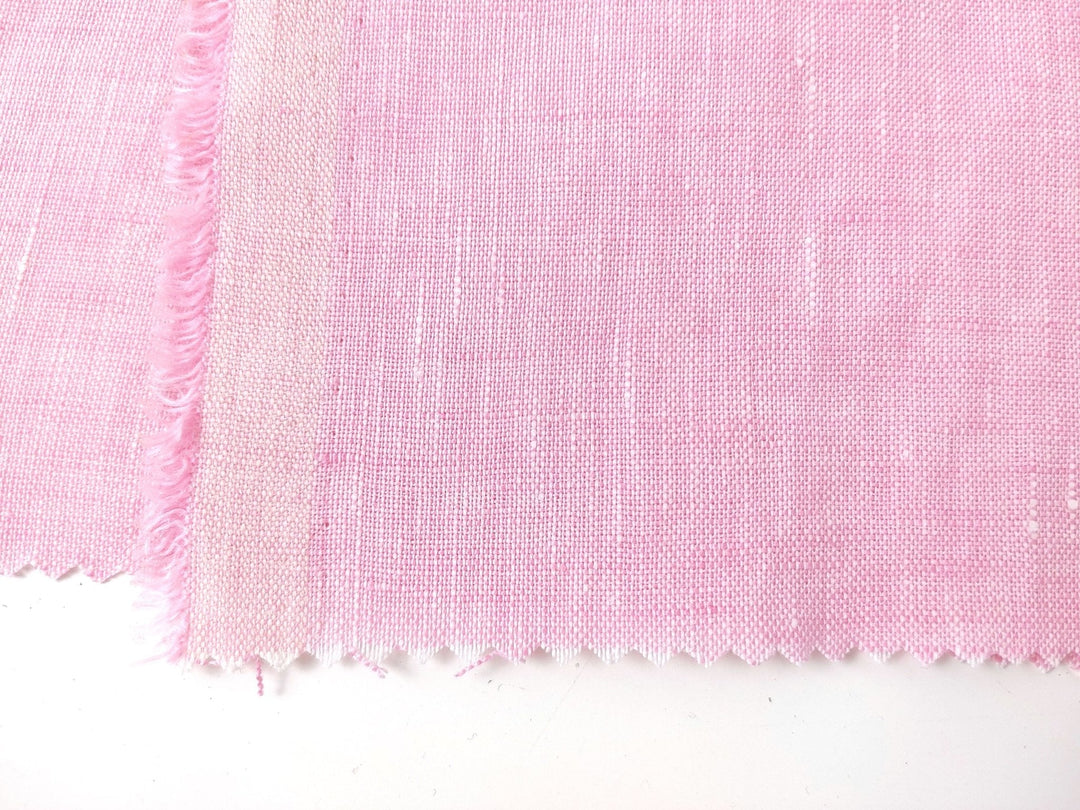 Premium 100% Linen Chambray Fabric - Medium-Light Weight, Plain Weave 7800 7801 - The Linen Lab - Blue