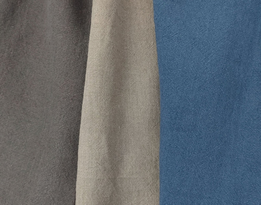 Premium 100% Linen Fabric - 9S High Twisted Yarn for Luxurious Textiles and Crafting Excellence 6772 6481 6480 - The Linen Lab - Blue