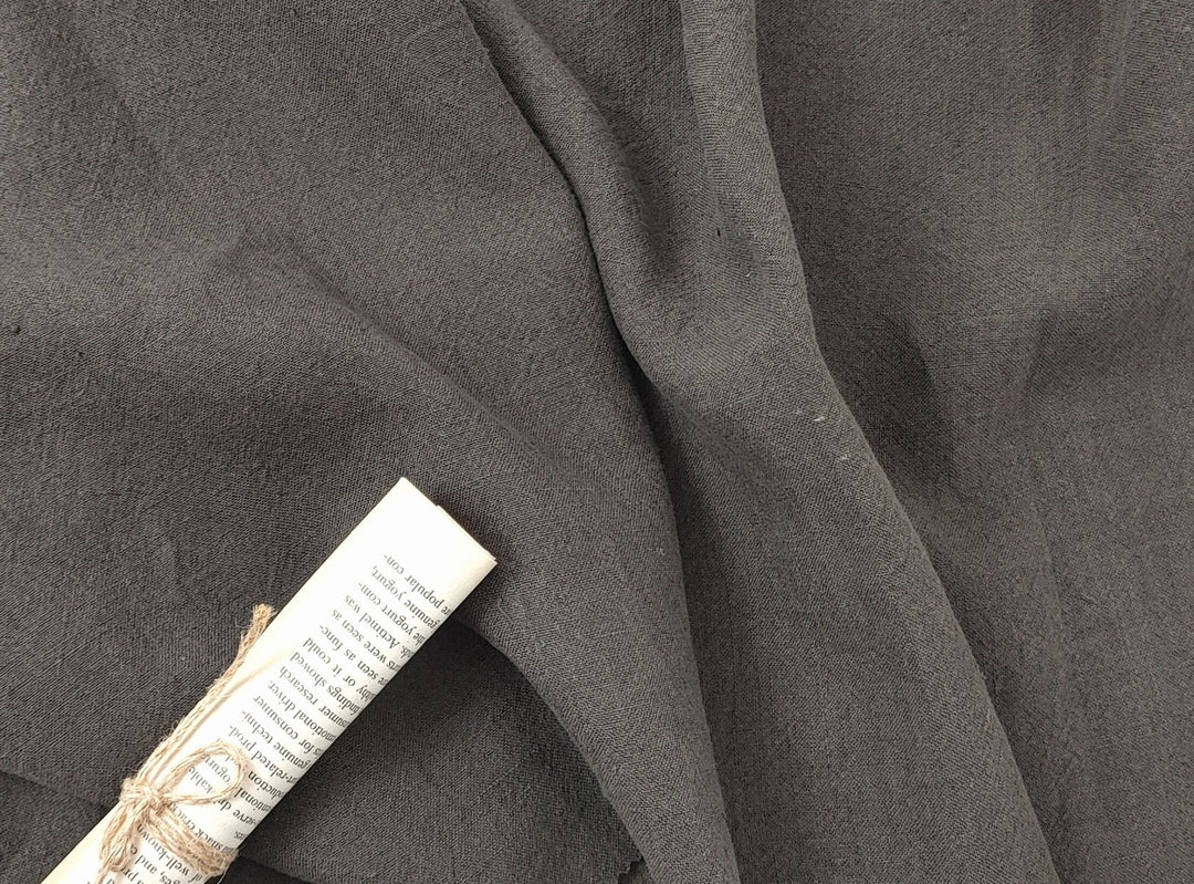 Premium 100% Linen Fabric - 9S High Twisted Yarn for Luxurious Textiles and Crafting Excellence 6772 6481 6480 - The Linen Lab - Brown