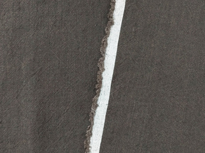 Premium 100% Linen Fabric - 9S High Twisted Yarn for Luxurious Textiles and Crafting Excellence 6772 6481 6480 - The Linen Lab - Brown