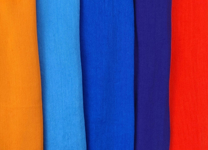 Satin Elegance: Linen Rayon Fabric with Polished Satin Weave 6090 6620 6659 7472 7293 - The Linen Lab - Red