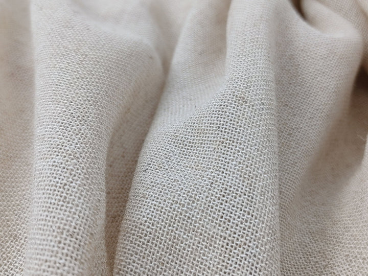 Whispering Breeze: Linen Rayon Sheer Fabric 291 3835 - The Linen Lab - Brown(Dark)