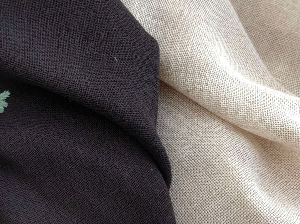 Whispering Breeze: Linen Rayon Sheer Fabric 291 3835 - The Linen Lab - Natural